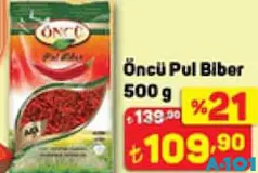 ÖNCÜ PUL BİBER 500 G